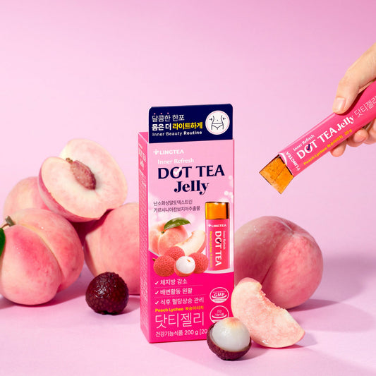 DOT TEA JELLY ピーチ&ライチ味 1箱(10本入)
